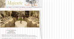 Desktop Screenshot of majesticnailsnspa.com